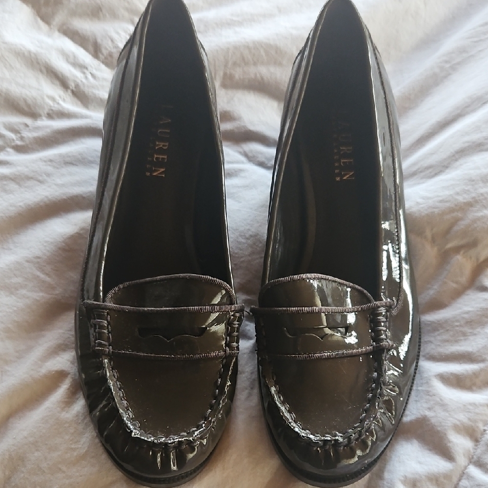 Women's dark green Loafers